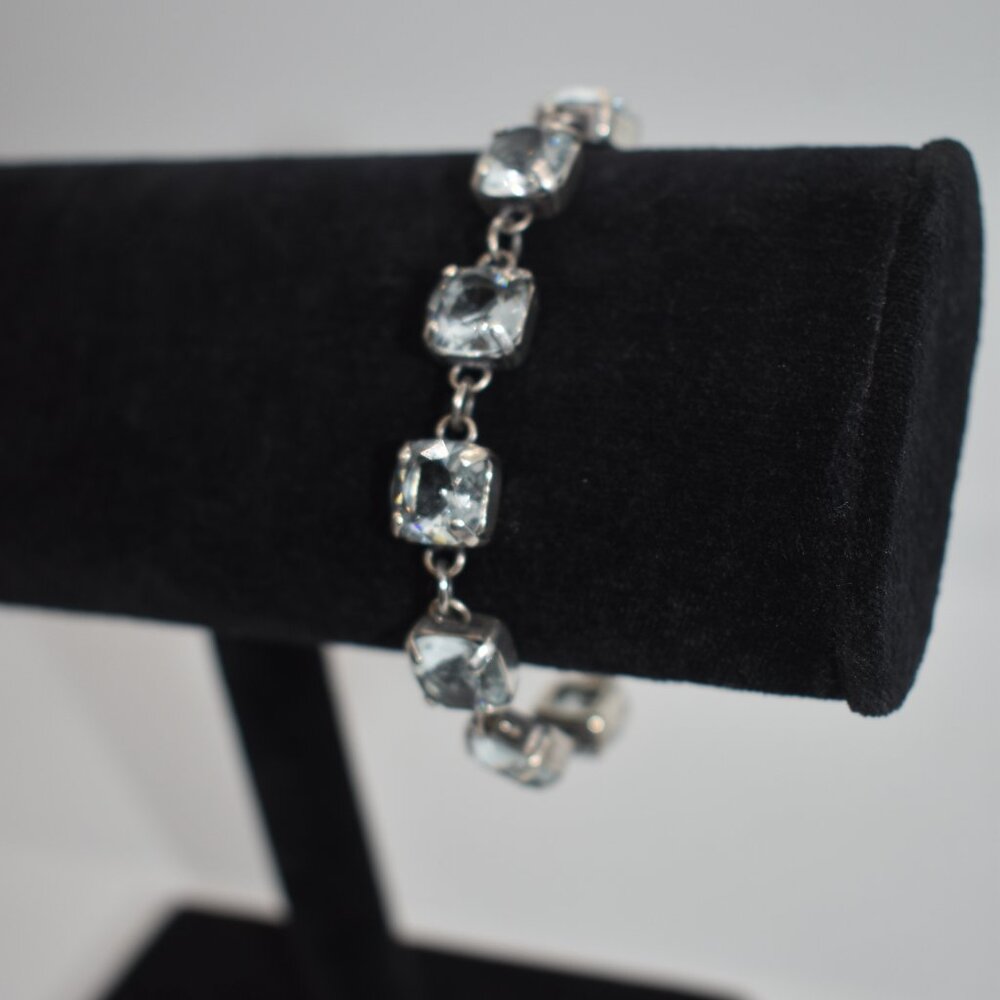 Sterling Silver And Swarovski Bracelet